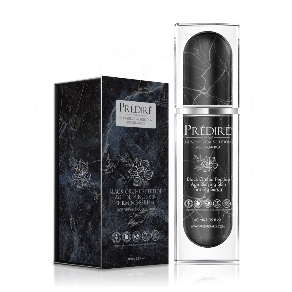 Prédiré Black Orchid Peptide Age Defying Skin Firming Serum.